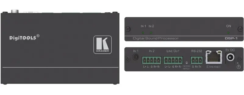 Kramer Dsp-1 Compact Digital Sound Processor For Audio Optimization 1