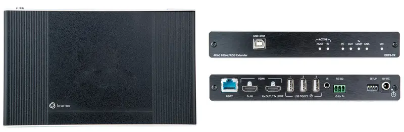 Kramer Ext3-Tr Long-Reach Hdbaset 3.0 Hdmi Extender With Usb, Rs-232, And Ir Support 1