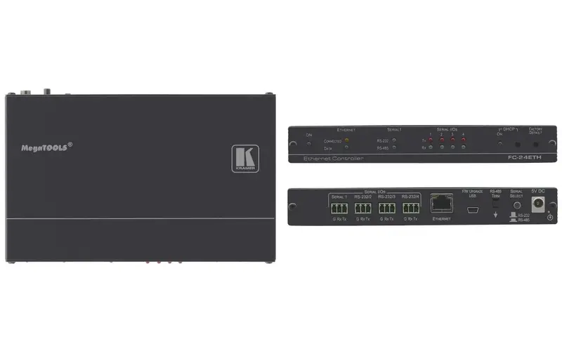 Kramer Fc-22Eth Serial-To-Ethernet Control Gateway – 2-Port Rs-232 Interface 1
