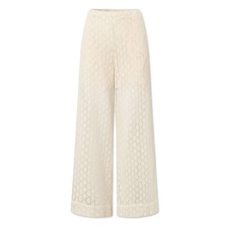 Lana Egret Soft-Touch Trousers 1
