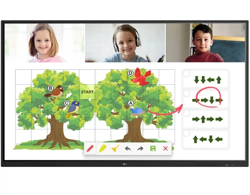 Lg 55Tr3Bg 55-Inch Uhd Interactive Digital Board With Ir Touch Technology 1