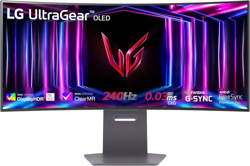 Lg Ultragear 34Gs95Qe-B 34-Inch Curved Wqhd Oled Gaming Monitor – 240Hz Response 1