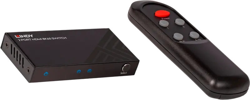 Lindy 2-Port Hdmi 8K@60Hz Switch – Compact High-Bandwidth Switcher 1
