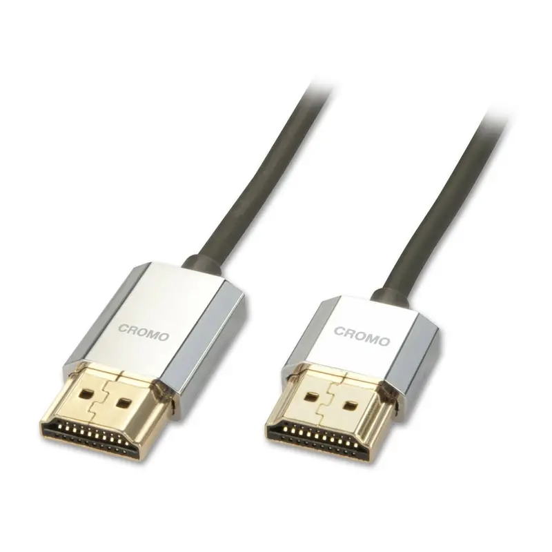 Lindy 3-Meter Cromo Slim Hdmi Cable — High-Speed 4K, Ethernet Channel, Ultra-Flexible 1