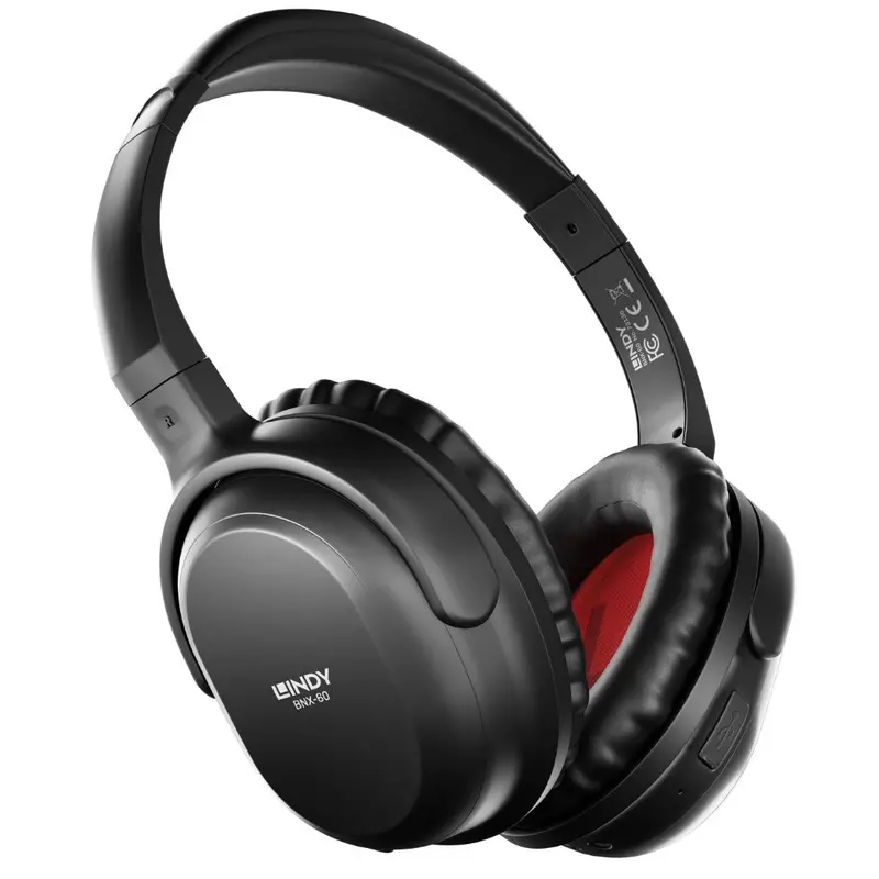 Lindy Bnx-60 Wireless Anc Headphones – Matte Black Finish 1