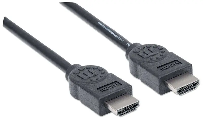 Manhattan 1.8M Hdmi Cable – Supports 4K@30Hz, Male-To-Male, Black | 306119 1