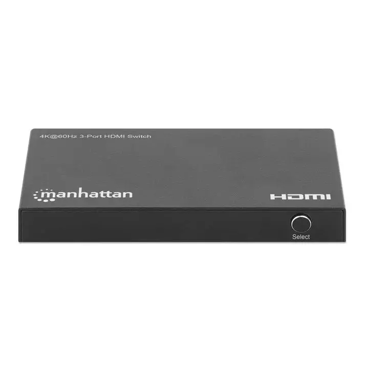 Manhattan 3-Port Hdmi Switch Supporting 4K@60Hz | Model 208222 1