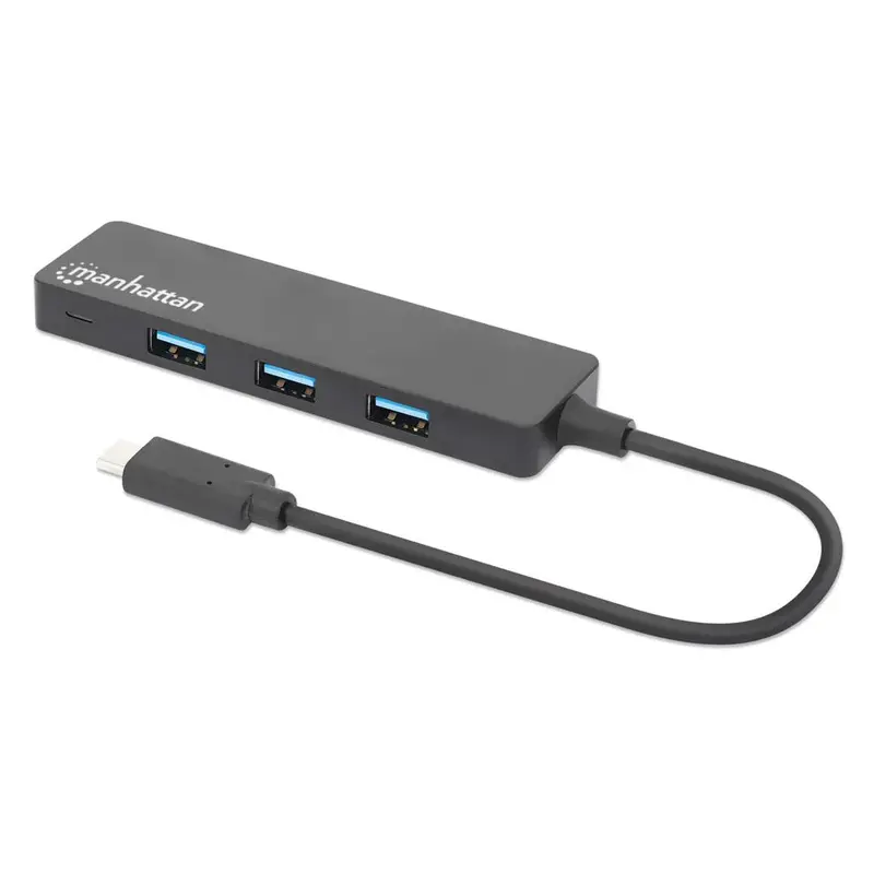 Manhattan 4-Port Usb 3.0 Type-C Hub With Power Delivery (164924) 1