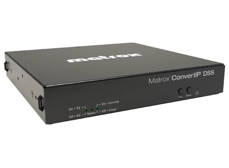 Matrox Convertip Dss Sdi-Over-Ip Dual-Port Sender With Sfp Fiber Support 1