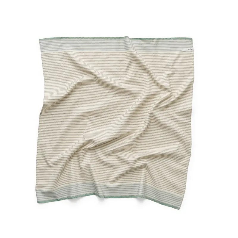 Megha Square Towel (65X65 Cm) In Mint Mix 1