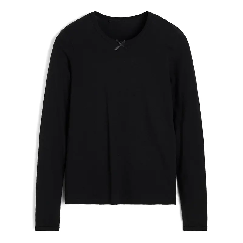 Messhu Black Long-Sleeve T-Shirt 1