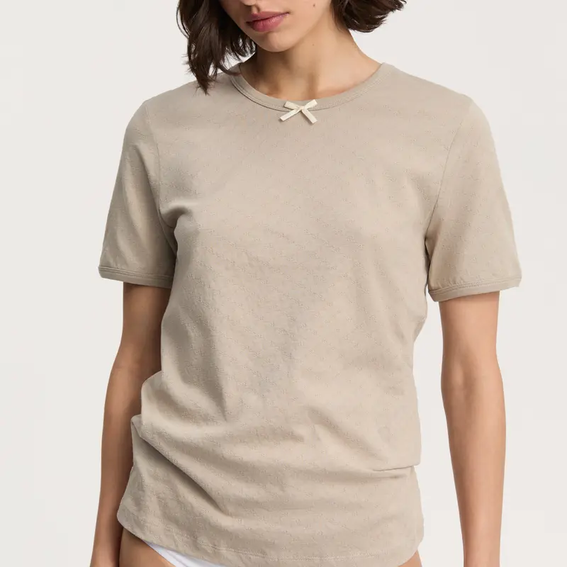 Messhu Herb-Dyed Crew Neck Tee 1