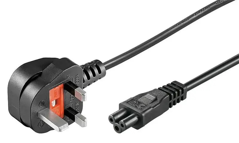 Microconnect 2-Meter Type G (Uk) C5 Coupler Power Cable (Black) | Pe090818 1
