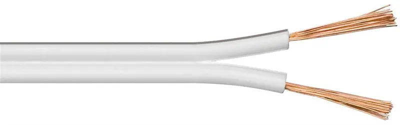 Microconnect Audspeaker13-100: 100M White 2×0.75Mm² Speaker Cable 1