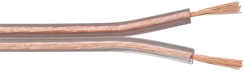 Microconnect Audspeaker9-100: 100M Transparent 2×1.5Mm² Speaker Cable 1