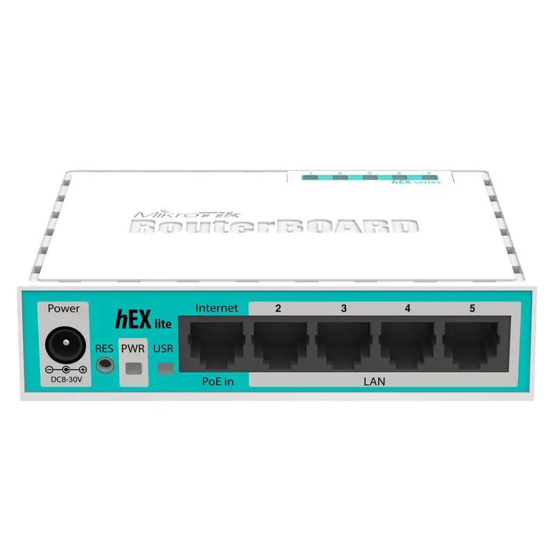 Mikrotik Hex Lite Router – 850Mhz, 5X Fast Ethernet Ports With Poe Output 1