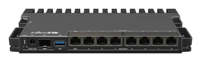 Mikrotik Rb5009Upr+S+In Gigabit Poe Router With Integrated Power Sourcing Equipment 1