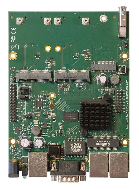 Mikrotik Rbm33G Router – Mt7621A, 880Mhz, Dual Sim, Gigabit, M.2 Minipcie, Poe 1