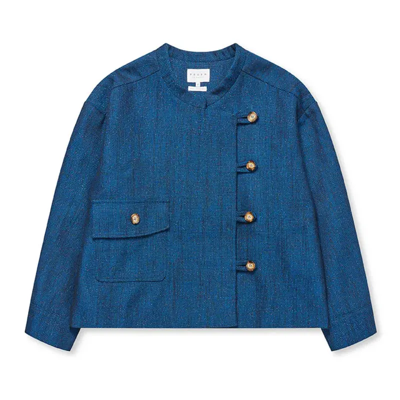 Mimi Indigo-Dyed Wool Jacket 1