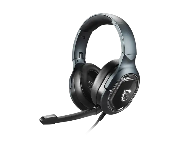 Msi Immerse Gh50 Rgb Gaming Headset – 7.1 Virtual Surround, Breathable Ear Cushions, Mic Mute 1
