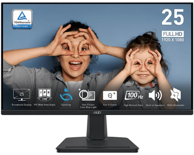 Msi Pro Mp251 24.5" Full Hd Monitor – 100Hz Refresh, 1Ms Response 1