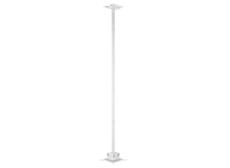 Multibrackets M Pro Hd Projector Ceiling Mount – 2350Mm Extension, 40Kg Capacity, White Finish 1