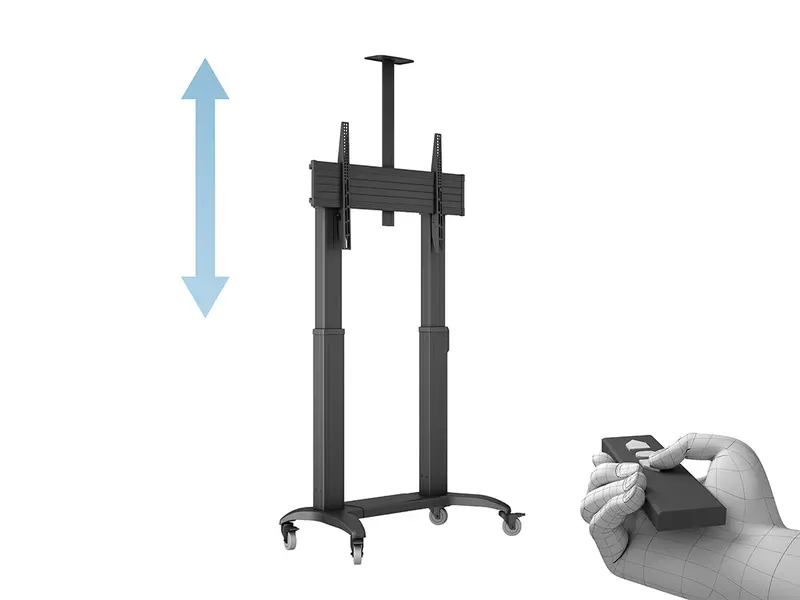 Multibrackets Mb3120 M Motorized Mobile Display Trolley – Supports 65" To 110" Screens 1