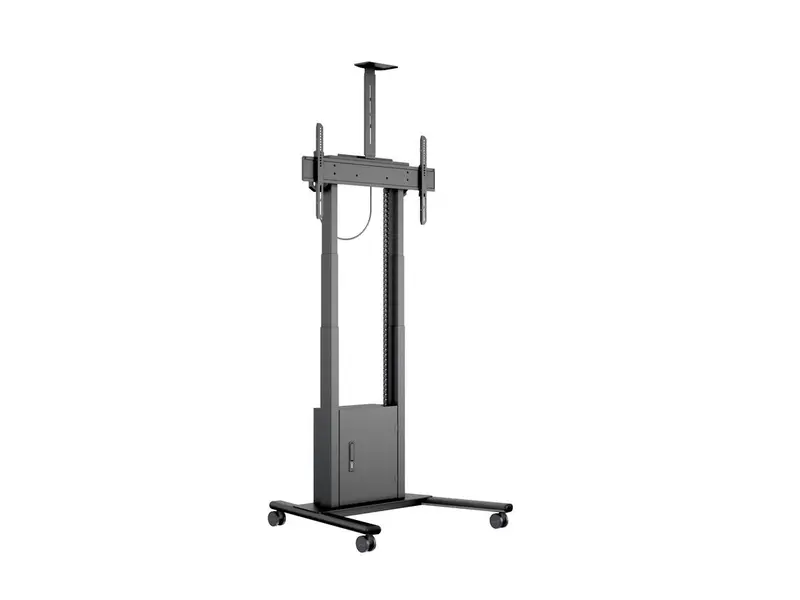 Multibrackets Mb6775 Electric Adjustable Display Trolley With Camera Shelf & Cabinet – 42" To 100" Support 1