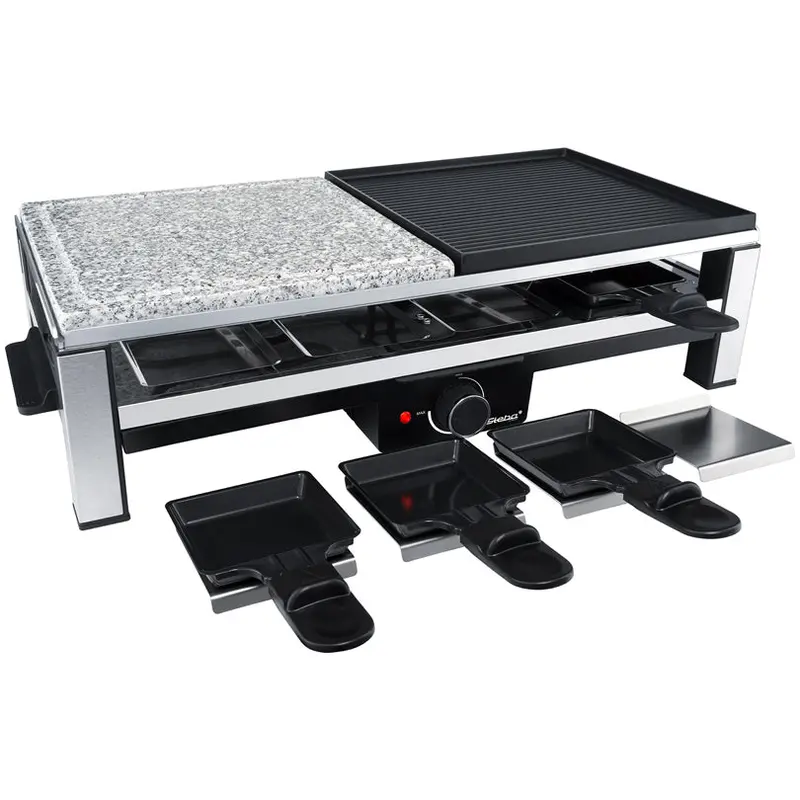 Multifunction Raclette Grill "Rc 108" – Tabletop Cheese & Grill Station, 57×28×15 Cm 1