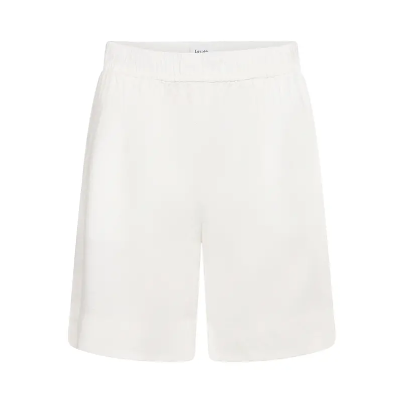 Naja 29 High-Waisted Shorts – Pure White 1