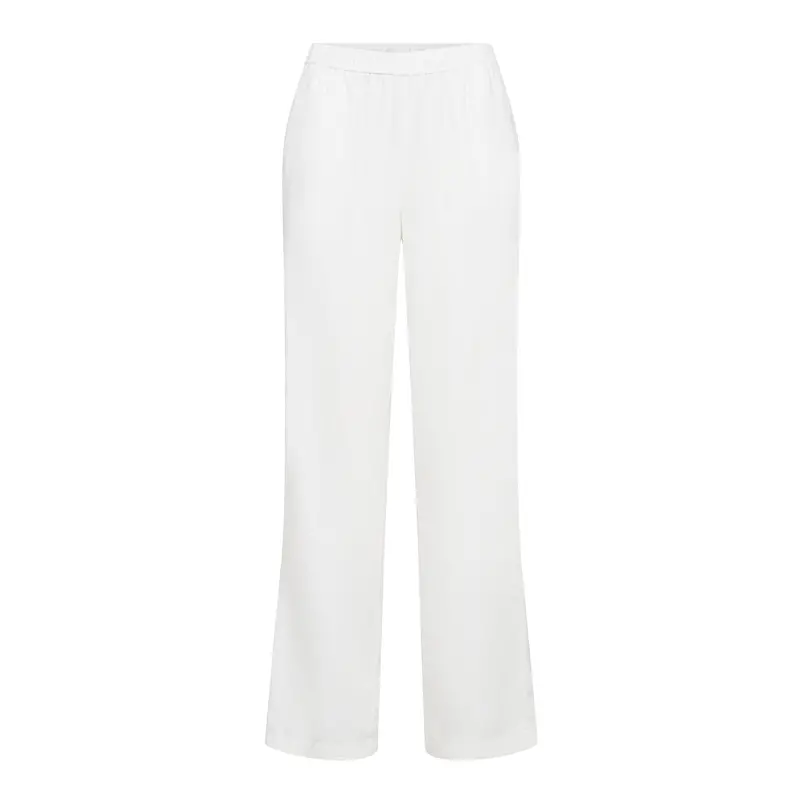 Naja 7 High-Waisted Trousers – Crisp White 1