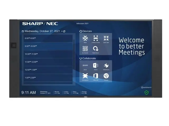 Nec Infinityboard 2.2Ql — 75-Inch Interactive Display With Quad-Layer Touch Technology 1