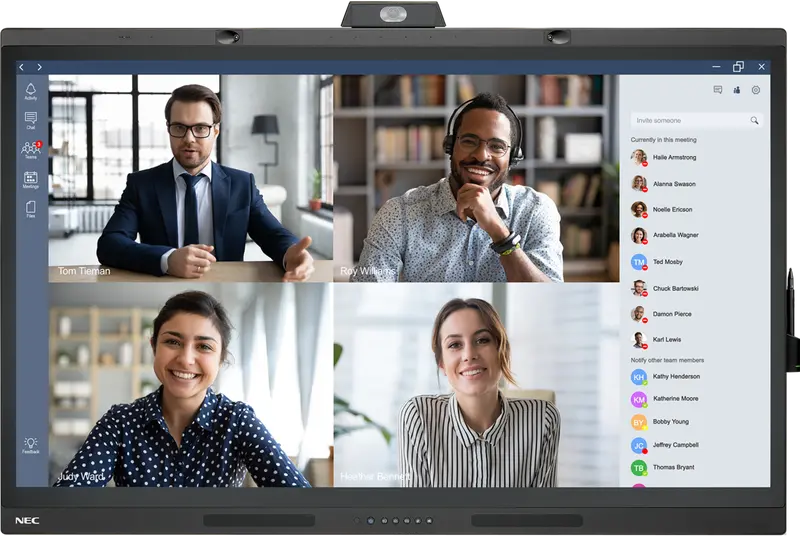 Nec Multisync Wd551 — 55-Inch Windows Collaboration Display For Hybrid Workspaces 1