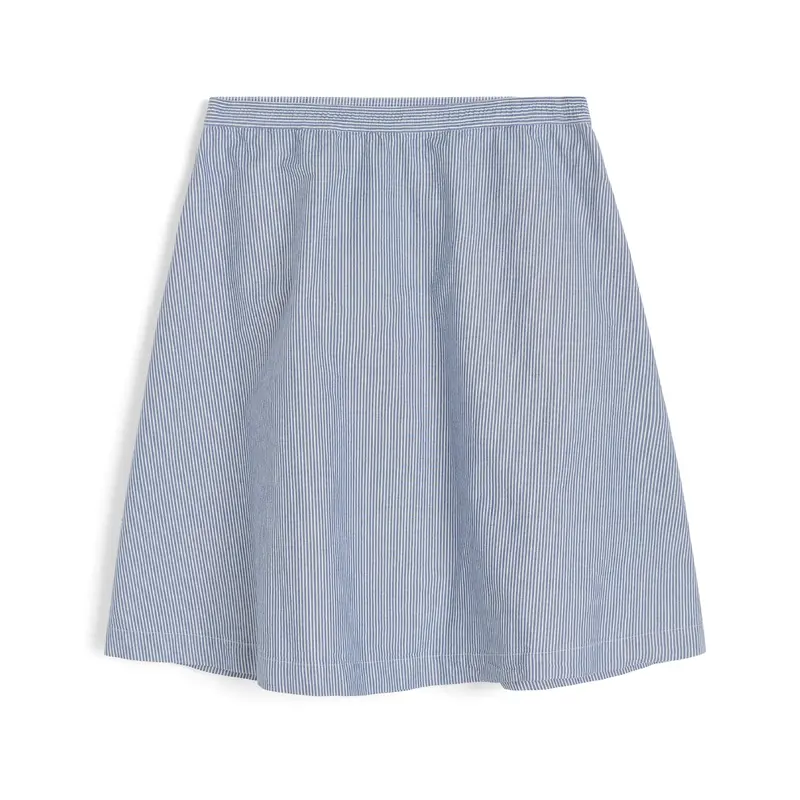 Neela Striped Skirt In Blue Boy Mix 1