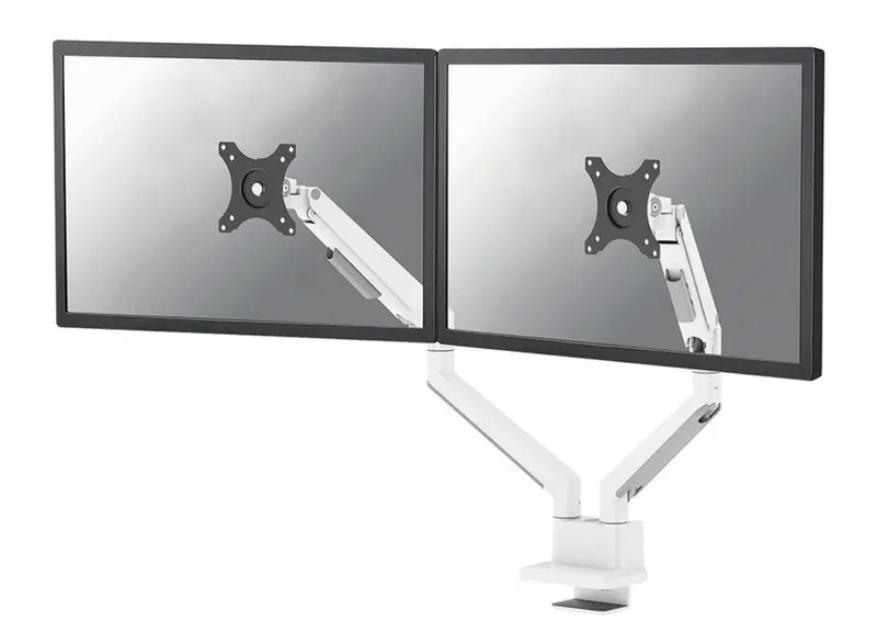 Neomounts Ds70-250Wh2 Dual Monitor Arm With Gas Spring And 180° Stop For 17–32 Inch Screens 1