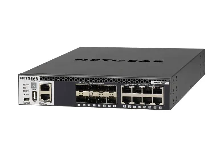 Netgear Av M4300-8X8F 8-Port 10G Base-T + 8-Port Sfp+ Managed Switch 1