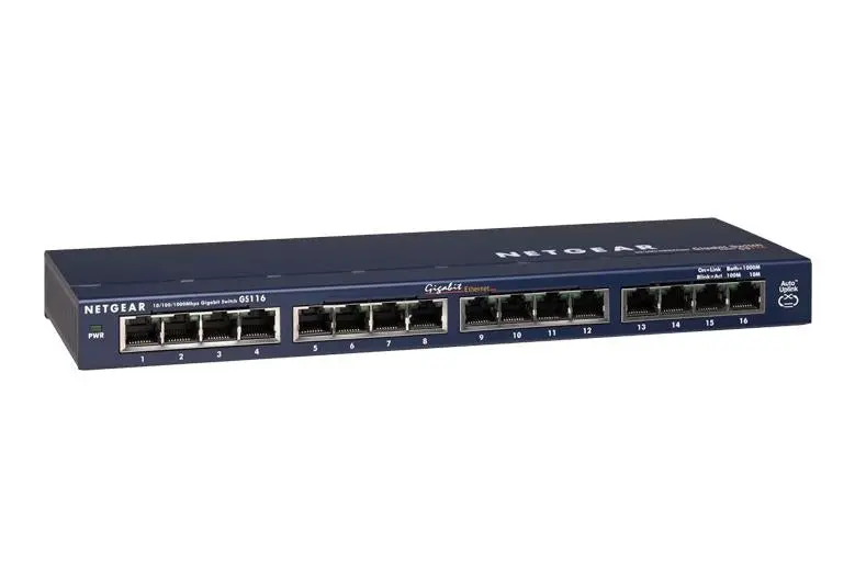 Netgear Gs116Uk: Entry-Level 16-Port Gigabit Ethernet Unmanaged Switch For Smbs 1