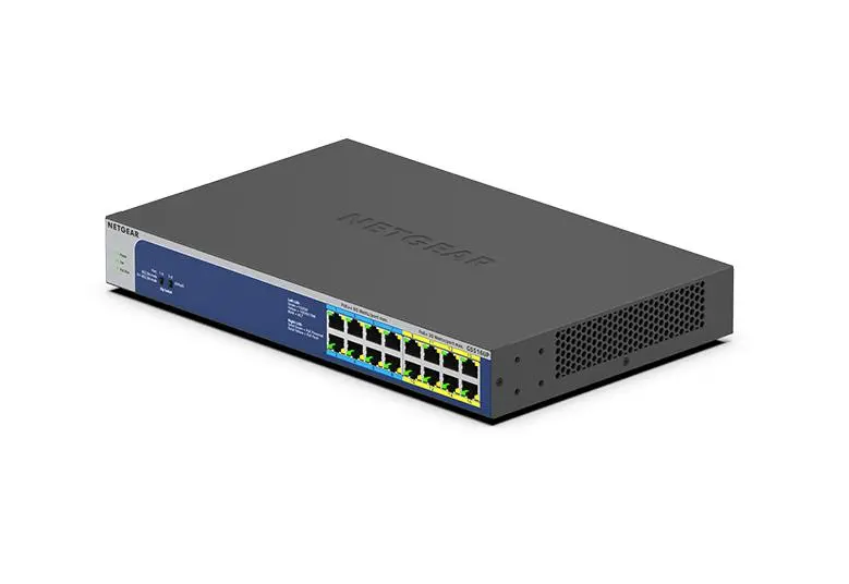 Netgear Gs516Up-100Eus 16-Port High-Power Gigabit Unmanaged Poe+ Switch 1