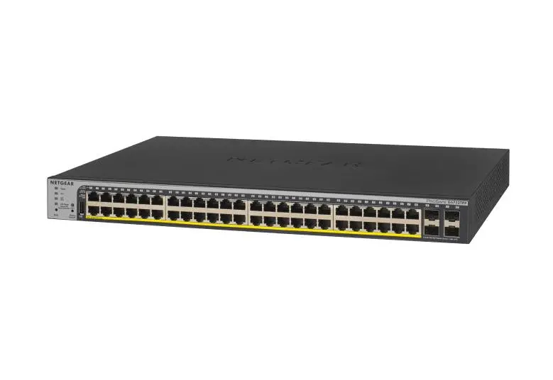 Netgear Gs752Tpp-100Eus: 48-Port Gigabit Poe+ Smart Switch With Advanced Qos And Vlan Support 1