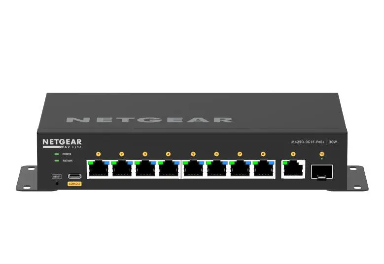 Netgear Gsm4210Pd-100Eus 8-Port Gigabit Poe+ Managed Switch (110W Budget) 1