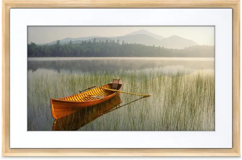 Netgear Meural Mc321Lw-10000S 21.5" Canvas-Style Digital Photo Frame – Light Birch Wood 1