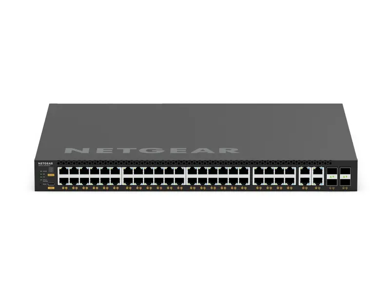 Netgear Msm4352-100Nes: 44-Port Multi-Gigabit Poe++ Managed Switch With 2.5G/10G Ports And 4X 25G Sfp28 Uplinks 1