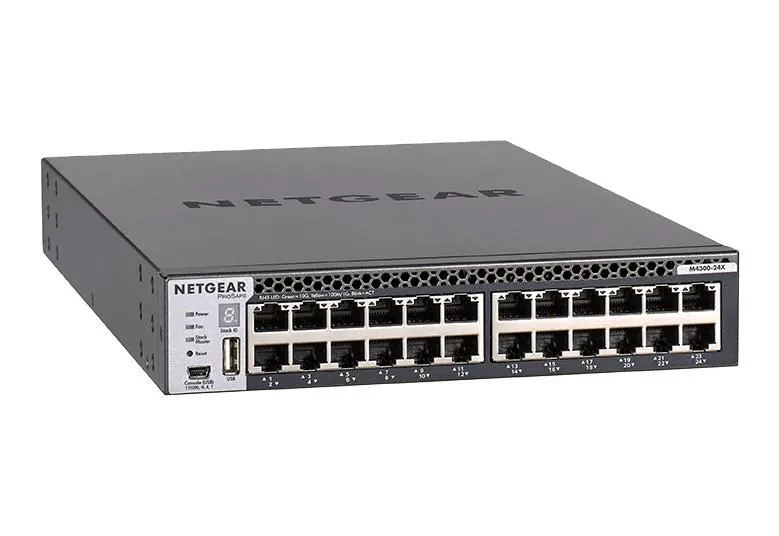 Netgear Xsm4324Cs-100Nes: 24-Port 10G Managed Switch With 4X Shared Sfp+ Uplink Slots 1