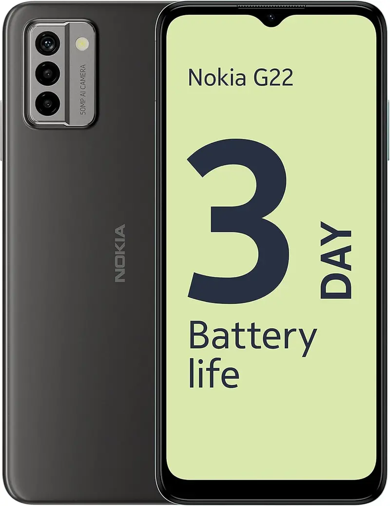 Nokia G22 – 6.52-Inch Android 12 Entry-Level Smartphone, 4Gb+64Gb, 5050Mah, Grey 1