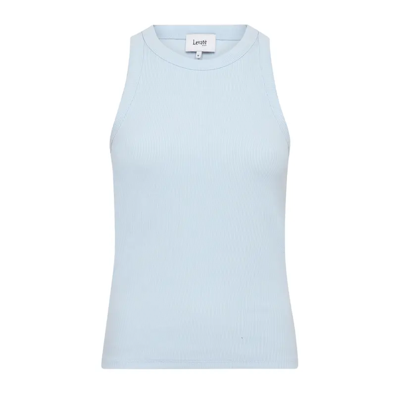Numbia 1 Solid Tank Top In Ice Water 1
