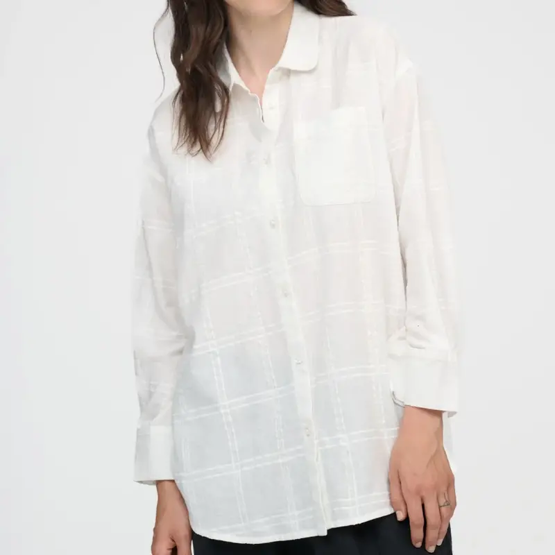 Off-White Dobby Check Shirt By Avalon 1
