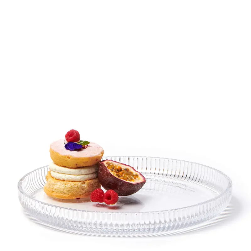 Ogin Rectangular Glass Serving Platter – 30Cm Length × 3.5Cm Depth 1