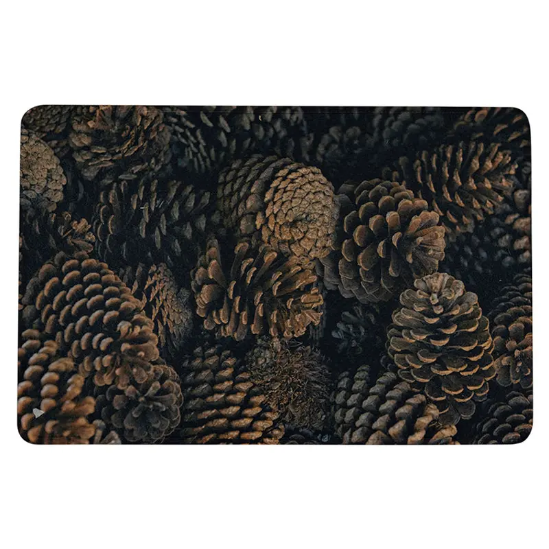 Pinecone-Design Doormat – 75 × 50 × 1 Cm 1
