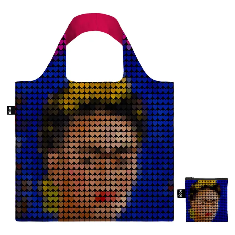 Pix & Love Frida Kahlo Recycled Tote Bag – 50 × 42 Cm (Extended To 69 Cm With Handles) 1