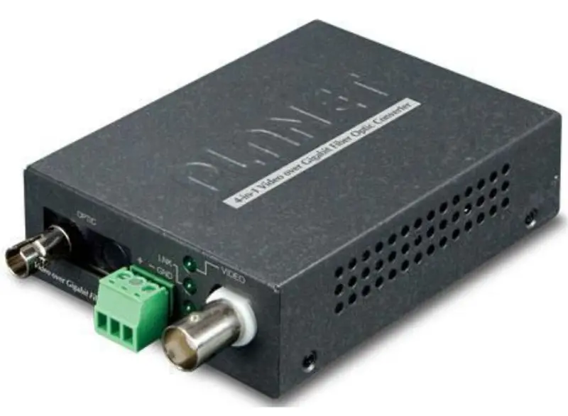 Planet Vf-101G-Kit – Single-Channel 4-In-1 Video-Over-Fiber Bundle (Vf-101G-T & Vf-101G-R) 1